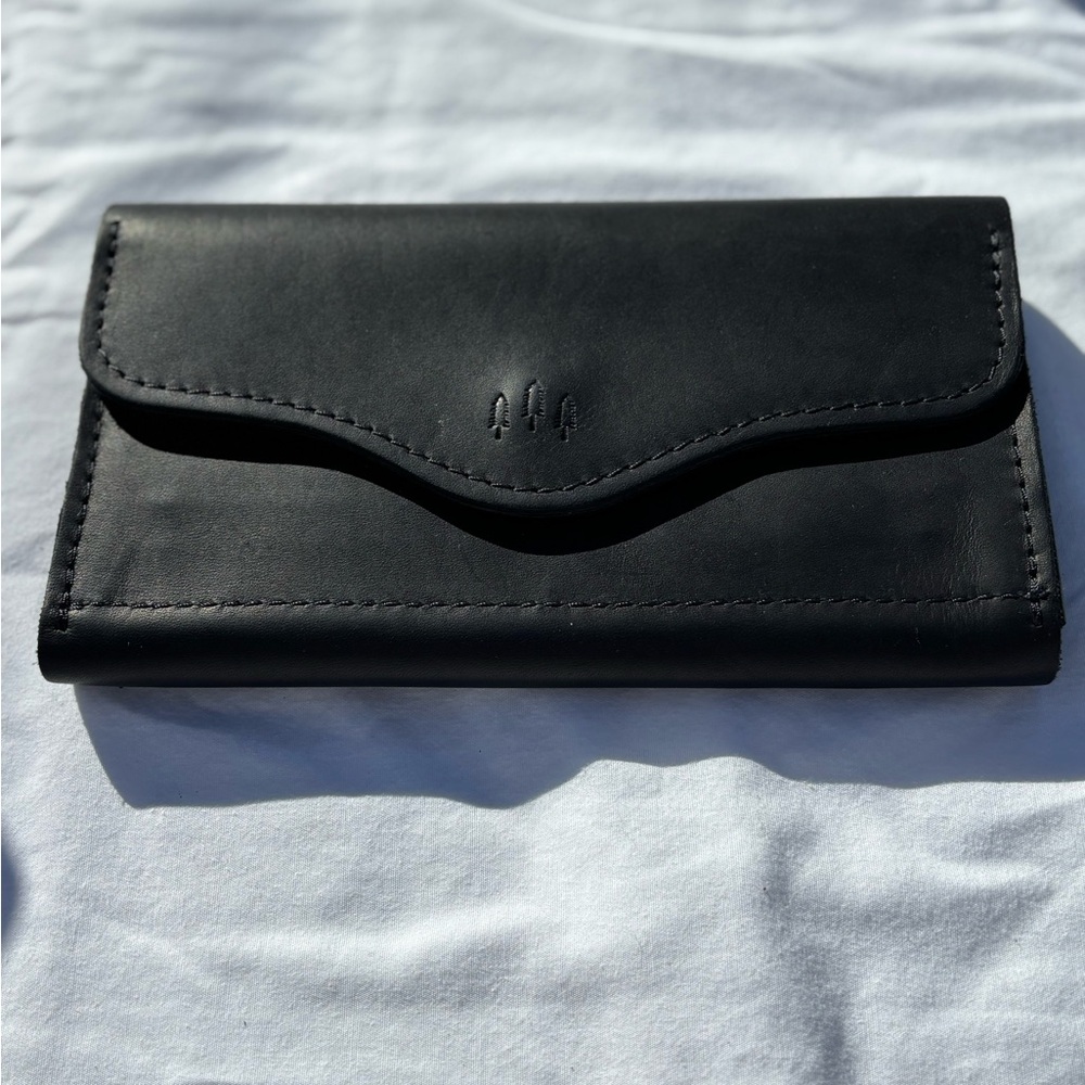 Portland Leather Bozeman Black Leather Wallet